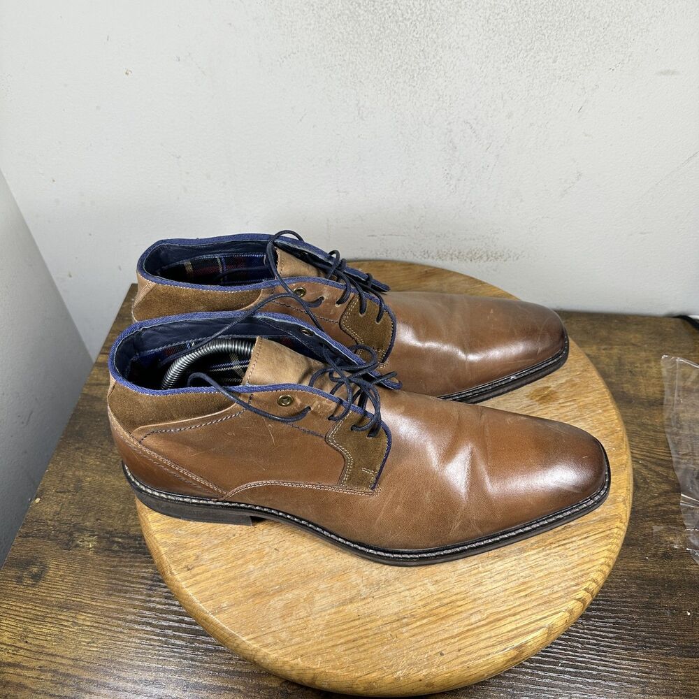 Testosterone Shoes Mens Size 12 Chukka Dress Boots Leather Suede Air Wing 46M